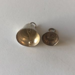 Sterling silver working jingle bells charm pendant